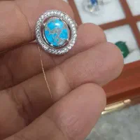 انگشتر فیروزه زنانه آبکاری رادیوم|جواهرات|بابل, |دیوار