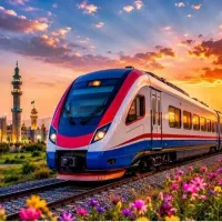 حرکت با قطار به مشهدالرضا