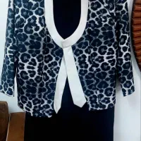 پیراهن اسپرت شومیزودامن وشال درحدنو