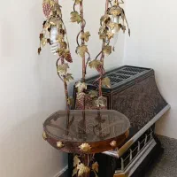 جا تلفنی و چراغ شب بسیار شیک با سه شعله|چراغ خواب و آباژور|تبریز, |دیوار