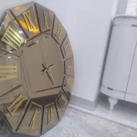 ساعت دیوار آینه ای