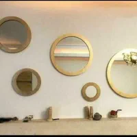 اینه های 5تکه دکوراتیو طلایی