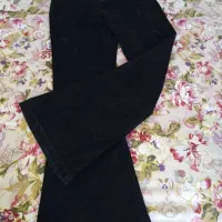 شلوار جین مشکی زنونه با سارفون لی