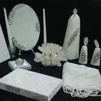 ست بله برون و دسته گل عروس