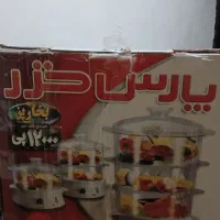 بخارپز پارس خزر مدل FS12000P ظرفیت ۱۲ لیتر|اجاق گاز و لوازم برقی پختوپز|سهند, |دیوار