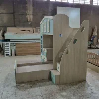 تخت دو طبقه طرح کلبه وکیوم|تخت و سرویس خواب|مشهد, خلق آباد سفلی|دیوار