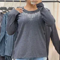 بلوز موهر نگیندار در سایزبندی تا ۵۴|لباس|کاشان, ولیعصر|دیوار