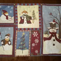 چند عدد رو میزی و کارهای کریسمسی خارجی و نو|پرده، رانر، رومیزی|تهران, توحید|دیوار