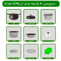سرویس غذاپز همه کاره ناخ|ظروف پخت‌وپز|بابل, |دیوار