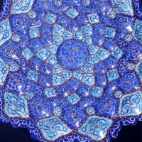 بشقاب میناکاری  هنر دست استاد قربانیان|صنایع دستی و سایر لوازم تزئینی|تهران, چهارصد دستگاه|دیوار