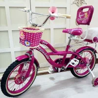 دوچرخه16دخترانه پرادو صورتی بنفش آکبند|دوچرخه، اسکیت، اسکوتر|تهران, شهرک نفت|دیوار