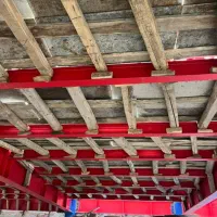 قالب بندی  سقف کمبزیت آلماتور بندی.  دیوار هایر