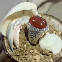 انگشتر نقره عقیق یمن  فروش فوق العاده
