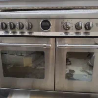 فر گاز  دو فر تمام استیل تکنو گاز مدل R2 MlLAMO