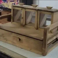 استند تمام چوب
