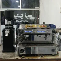 دستگاه اسپرسو وخردکن صنعتی وتسویه آب در حد نو