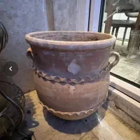 گلدان سفالی مدل پتینه