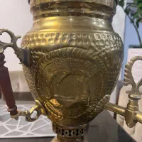 سماور برنجی زغالی گلشانی تبریز|سماور، چای‌ساز، قهوه‌ساز|تهران, شهر زیبا|دیوار