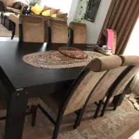 فروش فوری میز غذاخوری ۸ نفره|میز و صندلی غذاخوری|رشت, پورسینا|دیوار