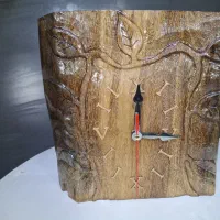 ساعت چوبی دست ساز|ساعت دیواری و تزئینی|بندرعباس, |دیوار