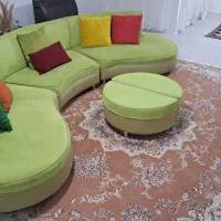 مبل ال ۶ نفره|مبلمان خانگی و میز عسلی|بندر انزلی, جهانگانی|دیوار