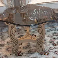مبل ۹ نفره  میز نهارخوری  ۴ نفره ویترین دکور شیشه