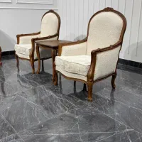 مبل ابزاری فرانسوی مدل سه گل بالاگر با چستر