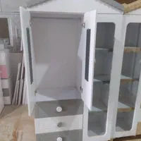 کمد بچه سه درب ویترین ب زرگ باعرض 90|اسباب و اثاث بچه|قم, امامزاده ابراهیم|دیوار