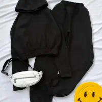 ست کراپ و شلوار جاگر