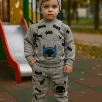 تولیدی عمده - بلوز شلوار جیبدار پسر۳سایز