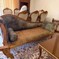 مبل هشت نفره همراه میز ناهارخوری هشت نفره|مبلمان خانگی و میز عسلی|اصفهان, باغ نگاره|دیوار
