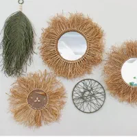 دیوار کوب حصیری  خاص و ترند|صنایع دستی و سایر لوازم تزئینی|خرم‌آباد, |دیوار