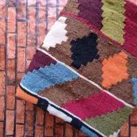 گلیم دستباف قشقایی ذرع و نیم تازه بافت|گلیم، جاجیم، گبه|تهران, ونک|دیوار