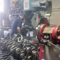 پولیش سیلندر روی ماشین