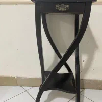 میز تلفن چوب گردو