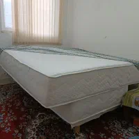 تخت چوب روس و تشک بالینو فول ارتوپدیک طبی|تخت و سرویس خواب|شیراز, شهرک گلستان شمالی|دیوار