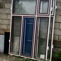 دو عدد پنجره آلمینیومی