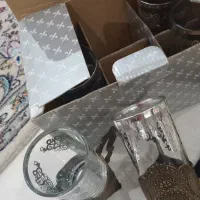 استکان  پای برنز با جعبه مناسب کادو و جهیزیه|ظروف سرو و پذیرایی|تهران, آبشار تهران (دریاچه)|دیوار