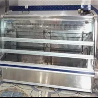 فروش یخچال ویترینی استیل باشیشه خمیده