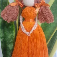 عروسک  مکرومه