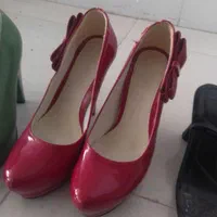 کفش مجلسی سایز 38و39و37کفشبچگانه سفید سایز 32|کیف، کفش، کمربند|آباده, |دیوار