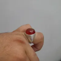 انگشتر عقیق سرخ