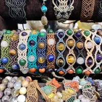 دستبند زنانه و مردانه سنگ اصل|جواهرات|اصفهان, خانه اصفهان|دیوار