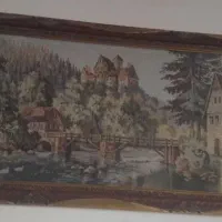 دو عدد قاب بزرگ منظره به فروش میرسد|تابلو فرش|زابل, |دیوار