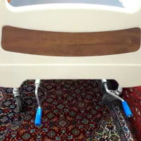 تخت بیمارستانی سه شکن نو همراه با تشک مخصوص۱۷۵۰۰