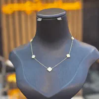 گردنبند طلا مینیمال لوکس با اجرت اقتصادی