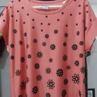 تیشرت وکراپ زنانه