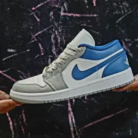 کتونی جردن ۱ طوسی پشت سرمه ای کلاسیکG|کیف، کفش، کمربند|تهران, پرستار|دیوار