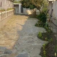 محوطه سازی حیاط ویلا صفر تا صد|خدمات باغبانی و درختکاری|صومعهسرا, |دیوار