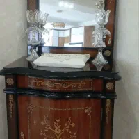 میزکنسول وآیینه کلاسیک درحدنو